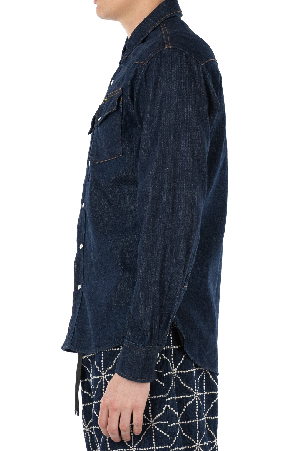 Kapital - 8oz Denim Western Shirt - Indigo