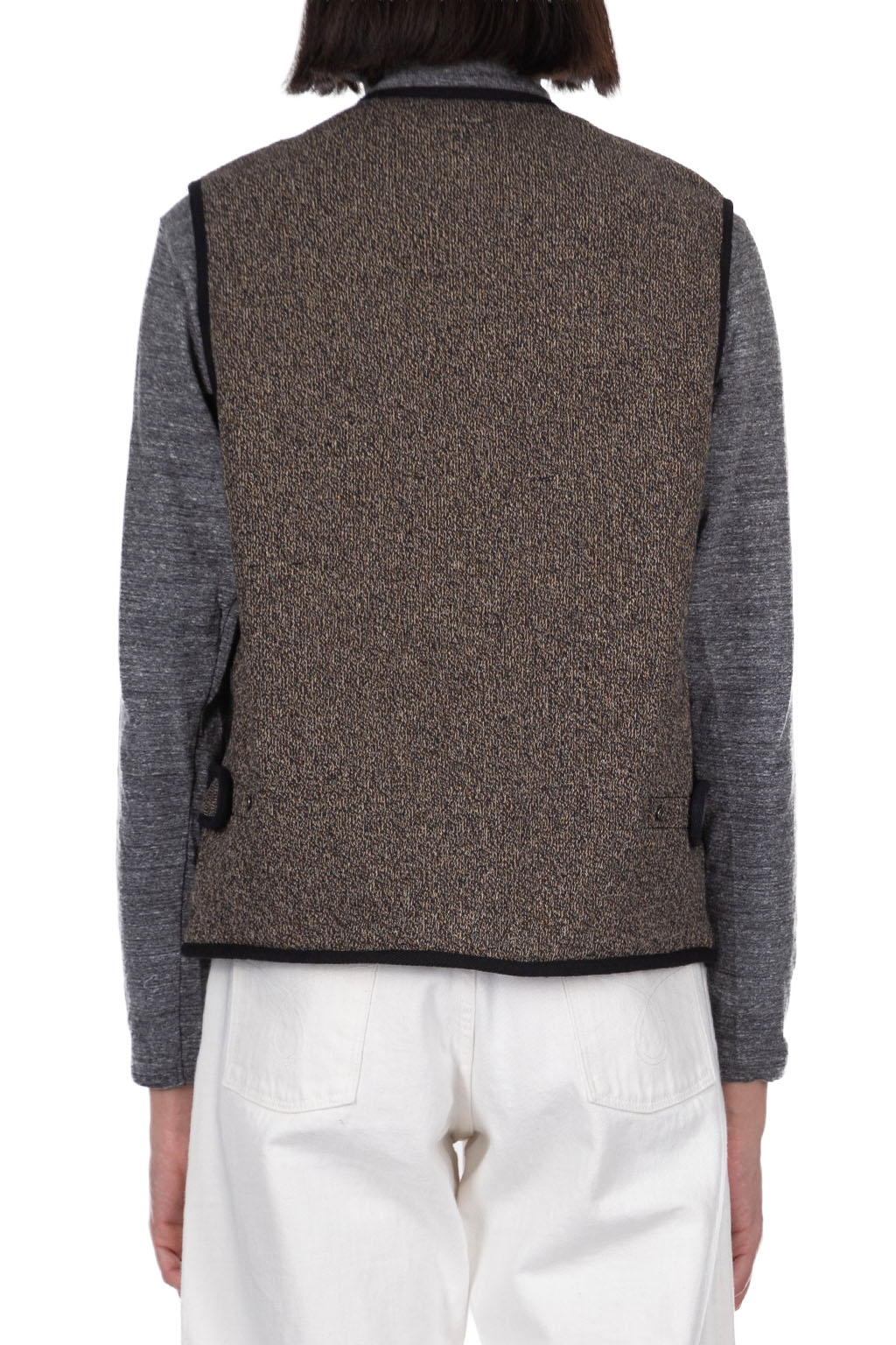 Kapital - BEACH SWT Knit Vest - Charcoal