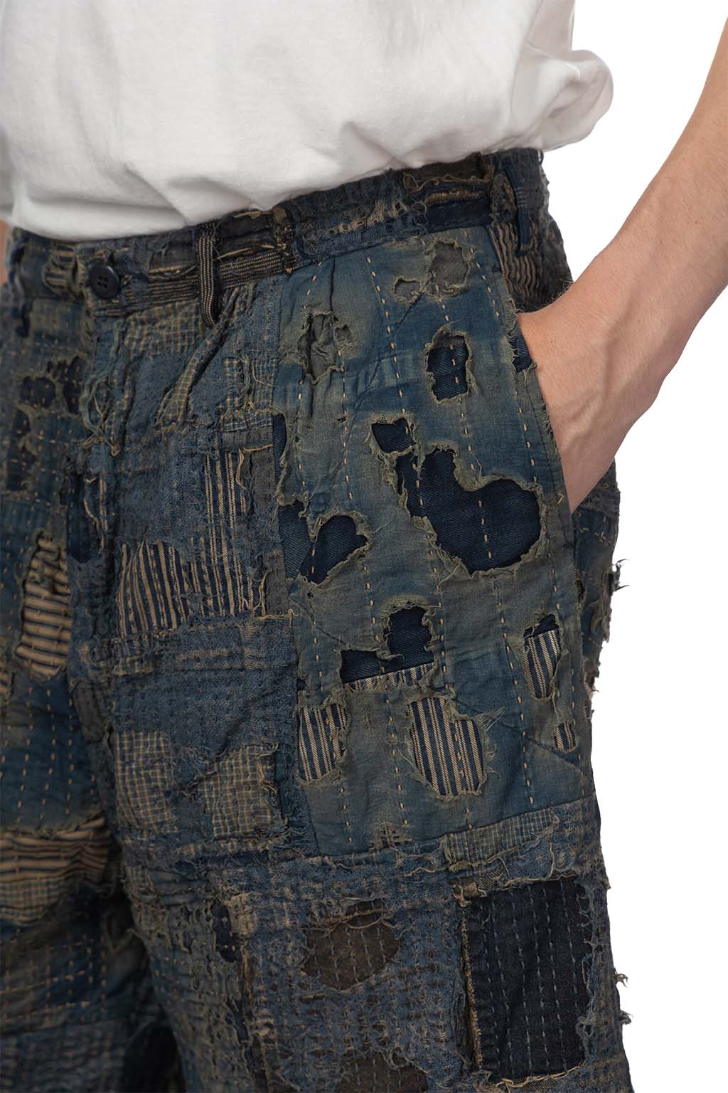 Kapital - BORO IVY Short Pants - Indigo