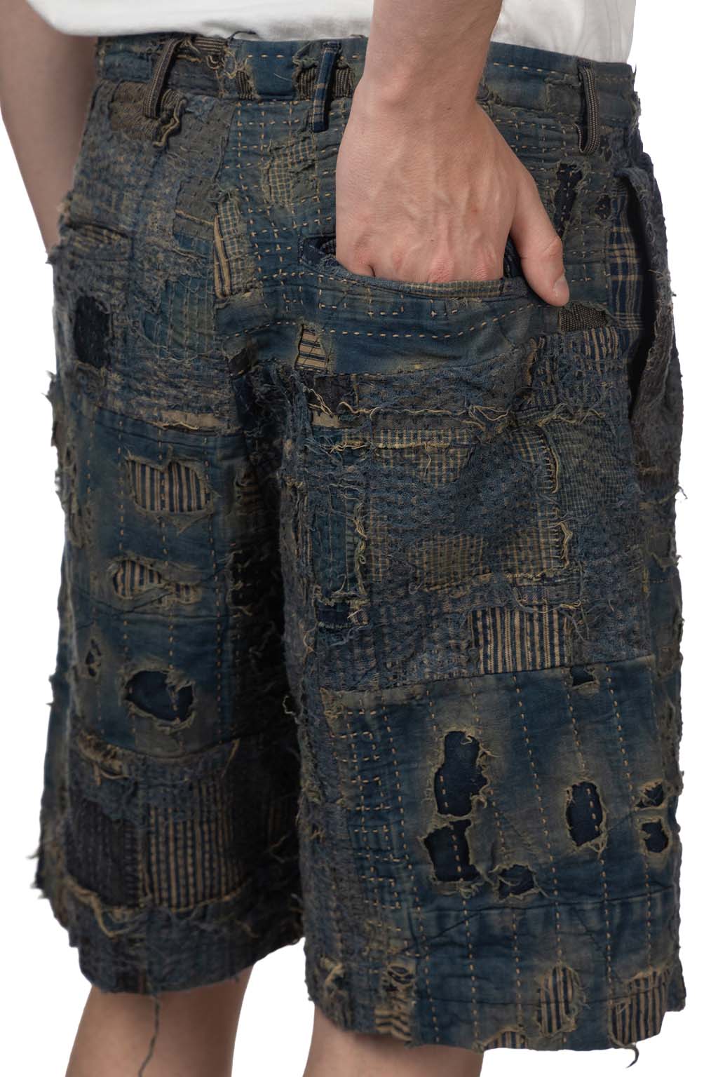 Kapital - BORO IVY Short Pants - Indigo