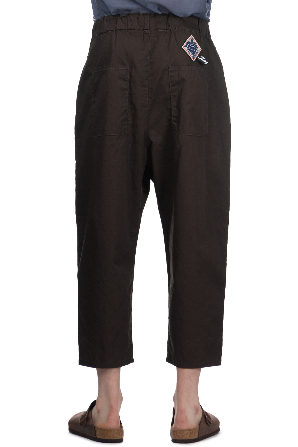 Kapital Combed Burberry Cotton EASY-BEACH-GO Pants - Dark Grey
