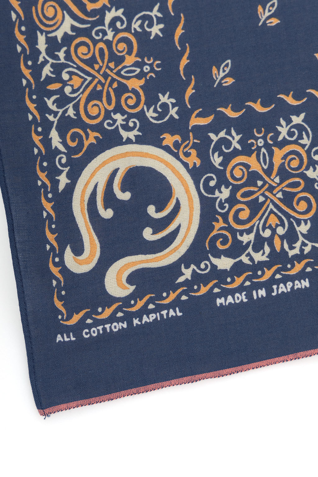 Kapital - Fastcolor Selvedge Bandanna (Antler NAJA) 15x15- Small