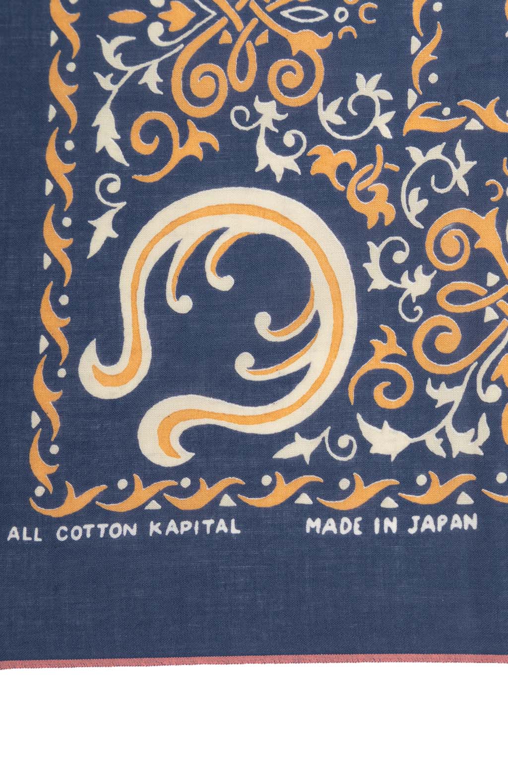 Kapital - Fastcolor Selvedge Bandanna (Antler NAJA) 20x20
