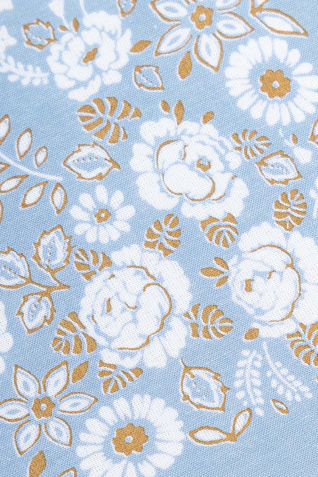 Kapital - Fastcolor Selvedge Bandanna (CHURCHILL GARDEN) 15x15