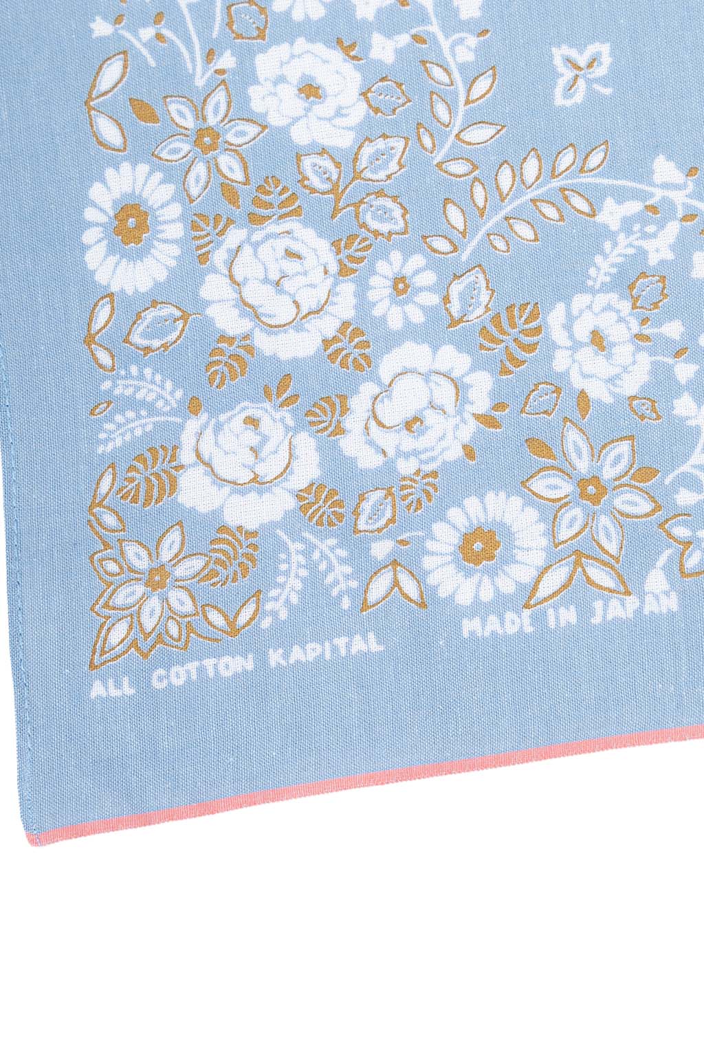 Kapital - Fastcolor Selvedge Bandanna (CHURCHILL GARDEN) 15x15