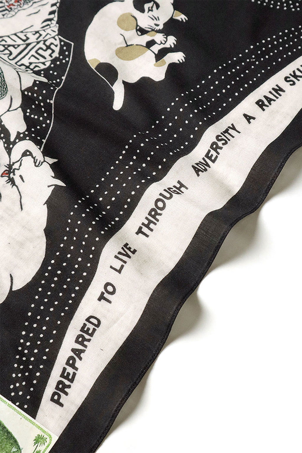 Kapital Fastcolor Selvedge Bandana (RAINSKULL NO WOMAN NO CRY) - 2Colors