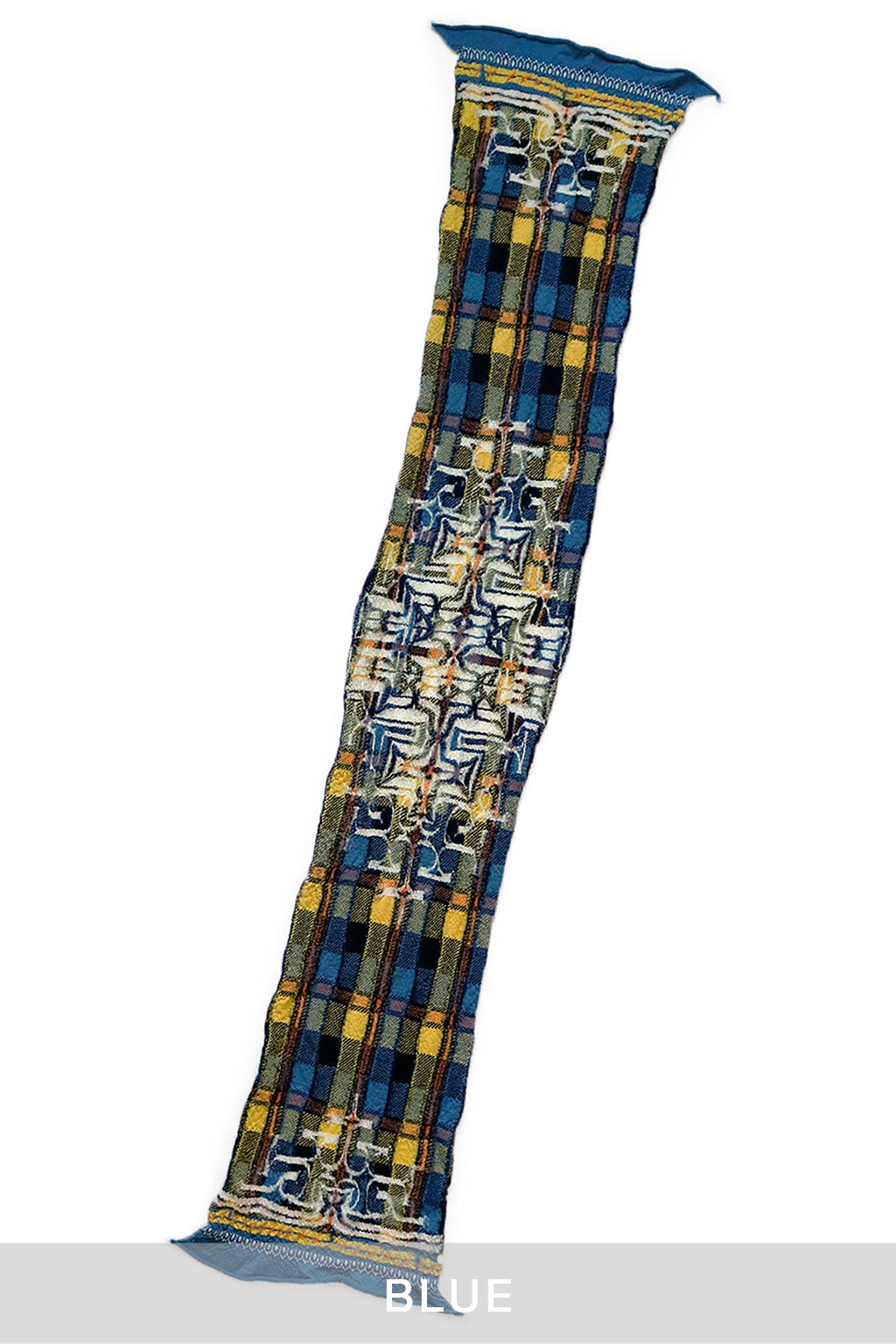 Kapital Fulling Wool HAPPY Scarf Tartan AINU - 2 Colors