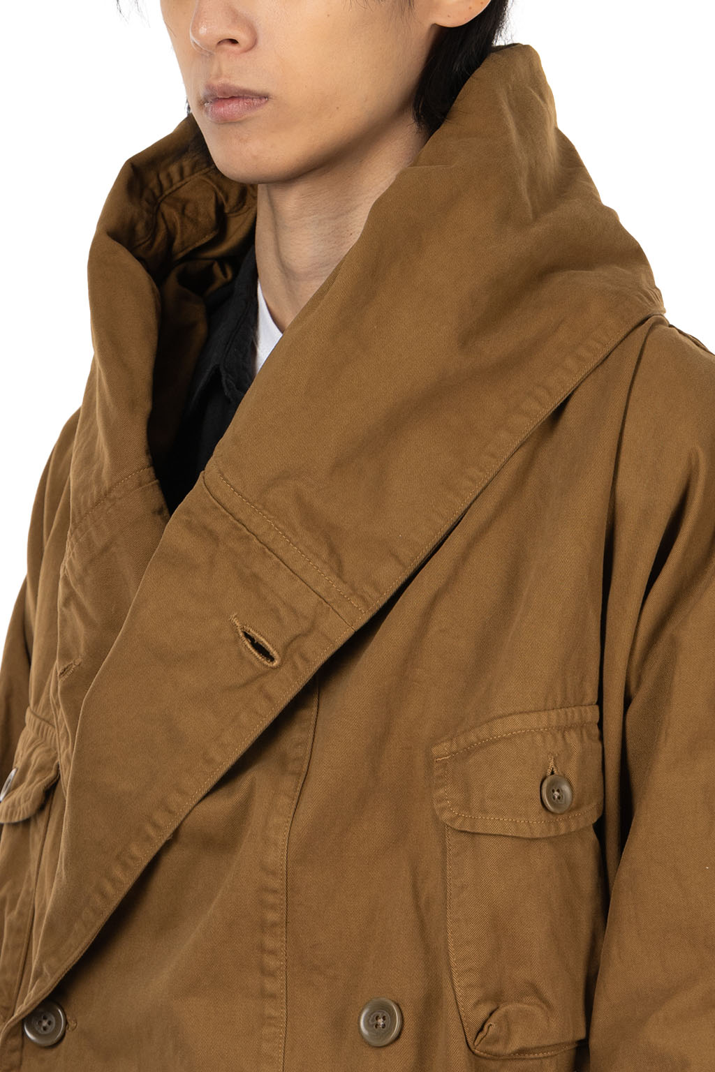 Kapital - Katsuragi Cotton Tall RING Coat - Gold