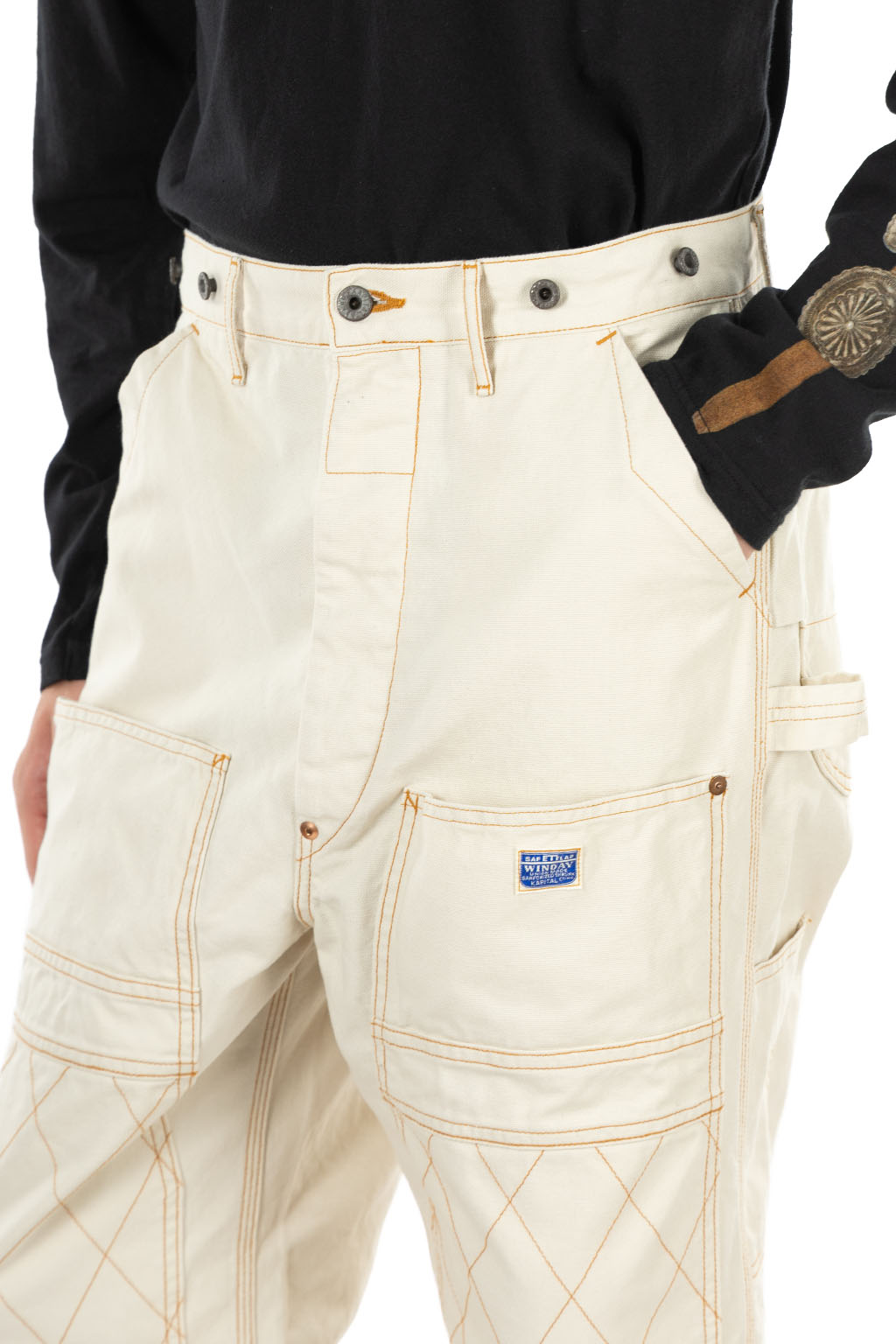 Kapital - Light Canvas LUMBER Pants - Natural