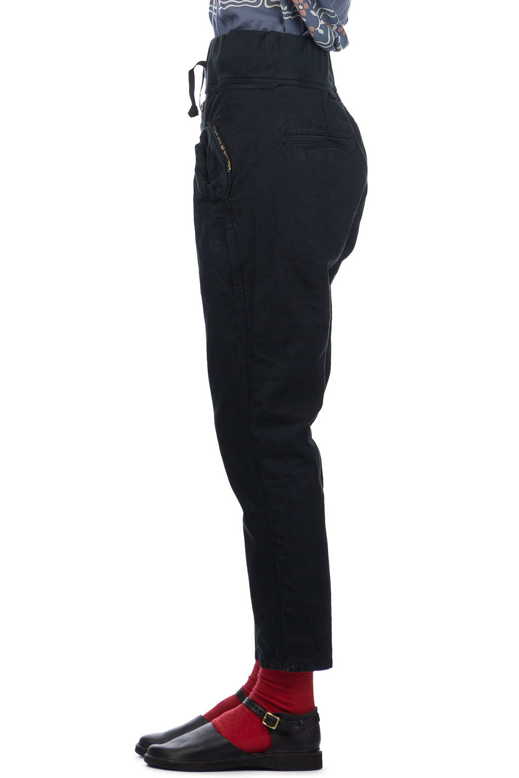 Kapital Light Canvas SAROUEL NOUVELLE Pants - Black