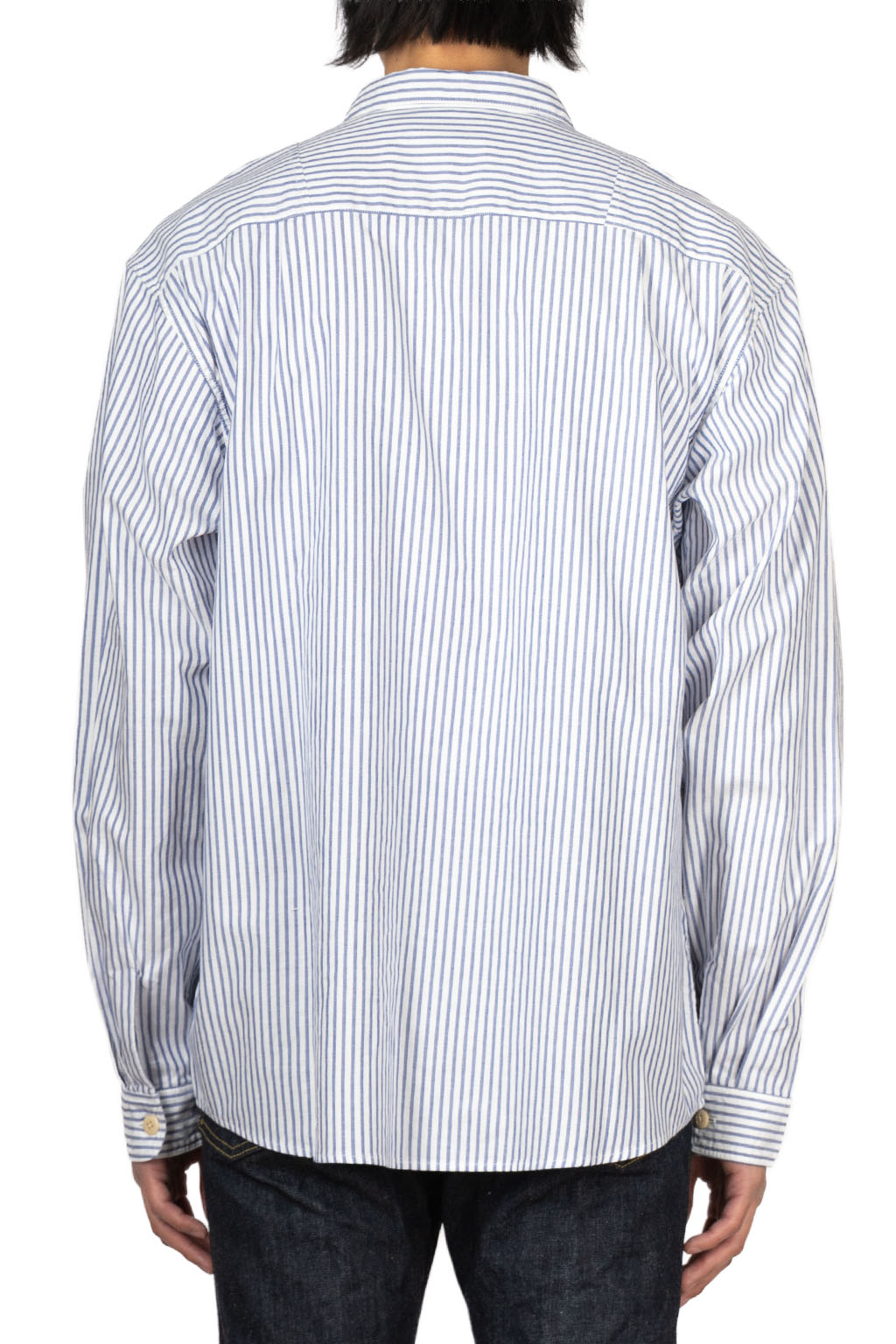 Kapital - OX Stripe Anorak Shirt - Blue