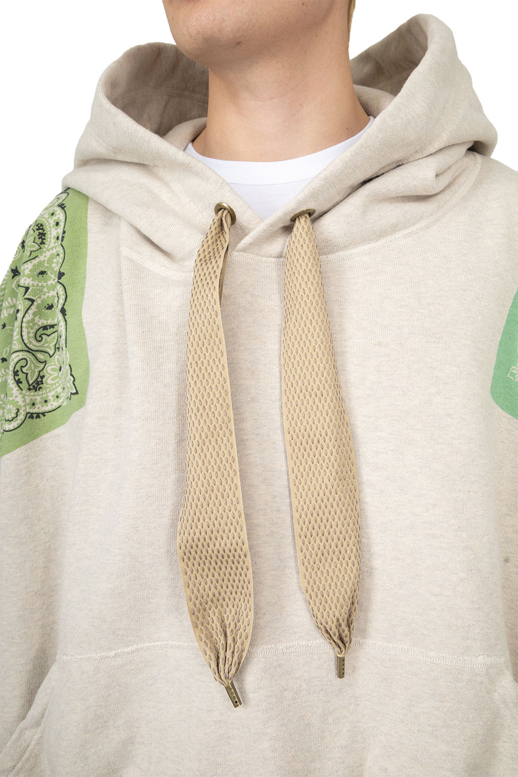 Kapital - TOP SWT Knit Bandana DEVIL HOODIE - Green