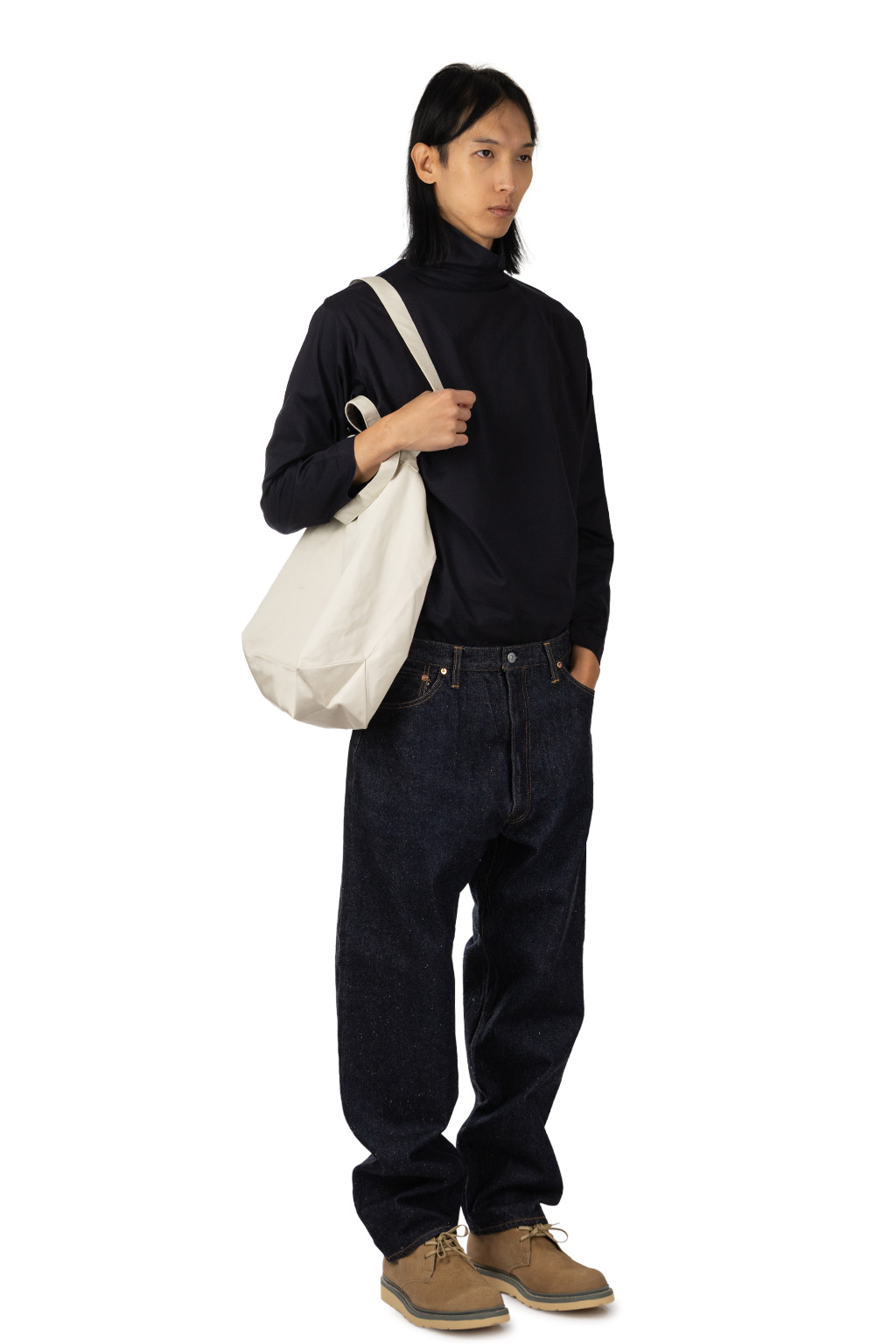 Kaptain Sunshine - 5P Zipper Front Denim Pants - One Wash