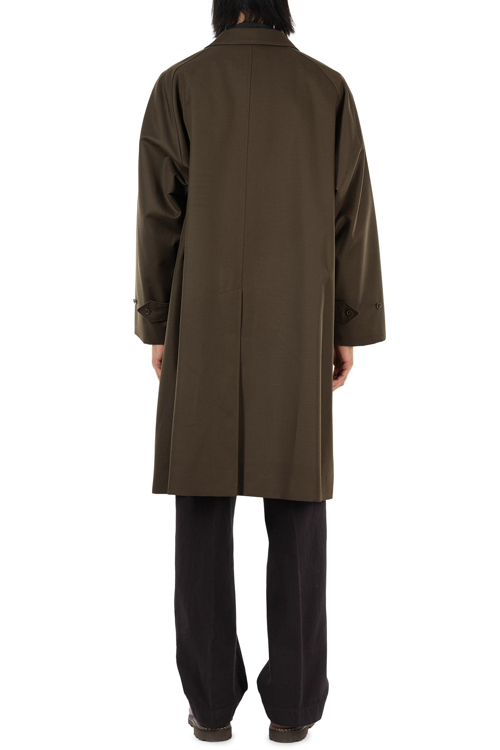 Kaptain Sunshine - Wool Cavalry Walker Coat - Olive