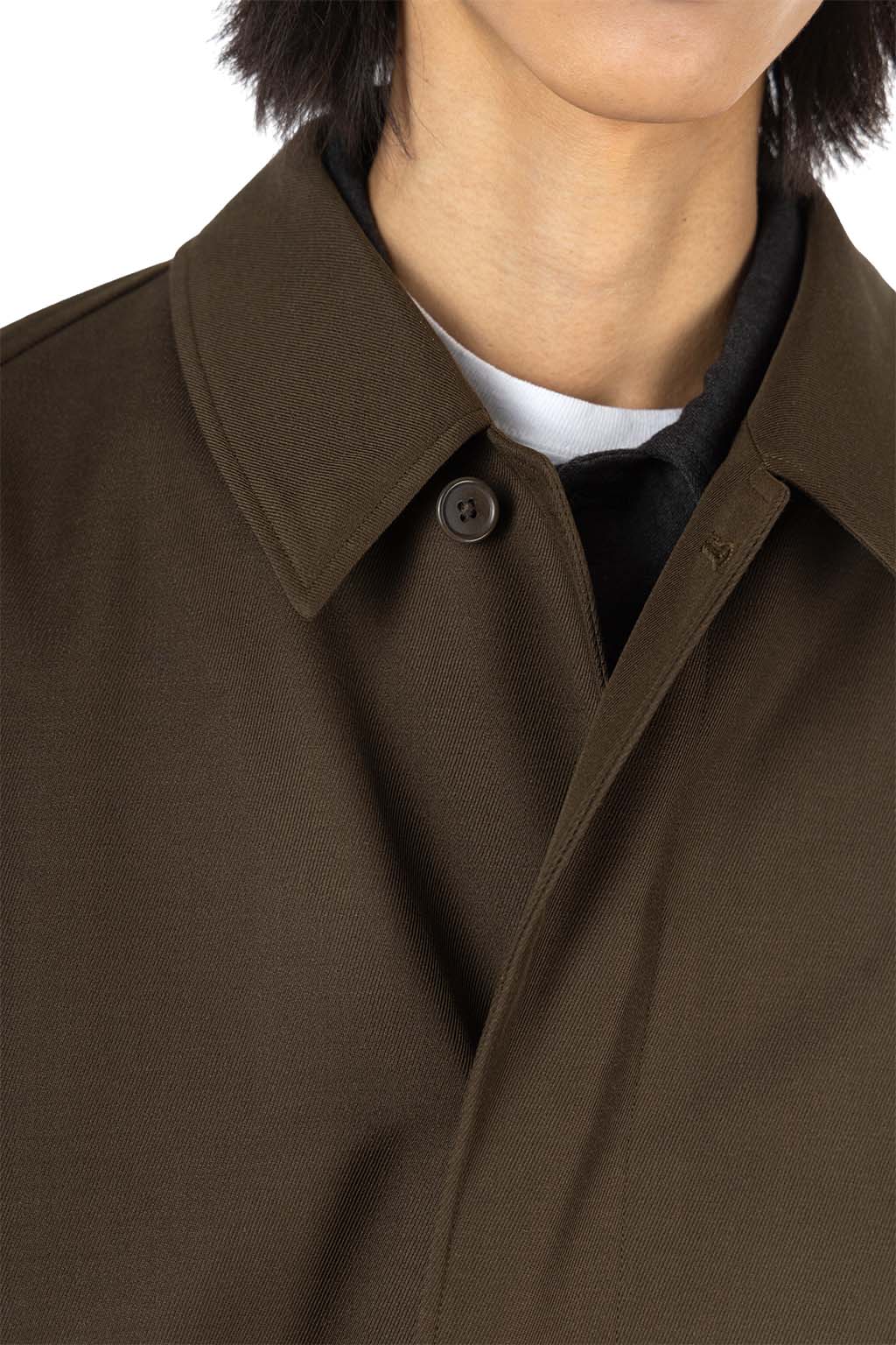 Kaptain Sunshine - Wool Cavalry Walker Coat - Olive