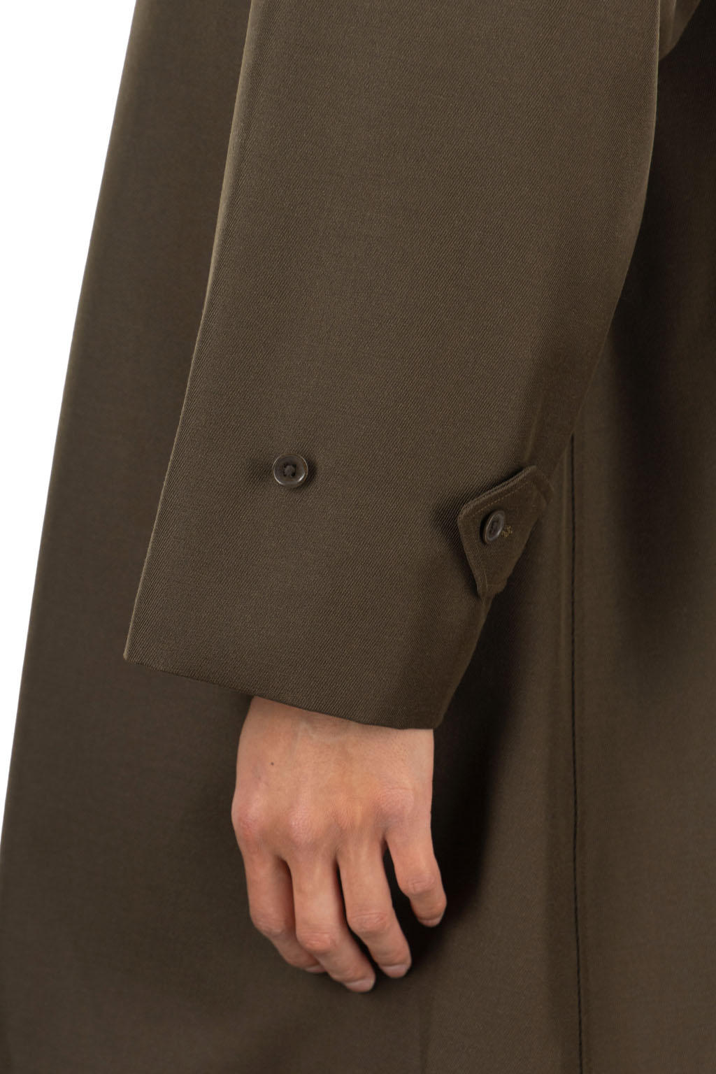 Kaptain Sunshine - Wool Cavalry Walker Coat - Olive