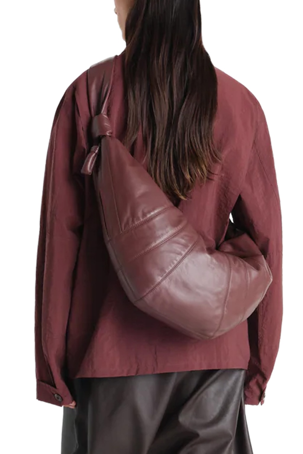 Lemaire - Large Croissant Bag - Soft Nappa Leather - Bitter Cocoa