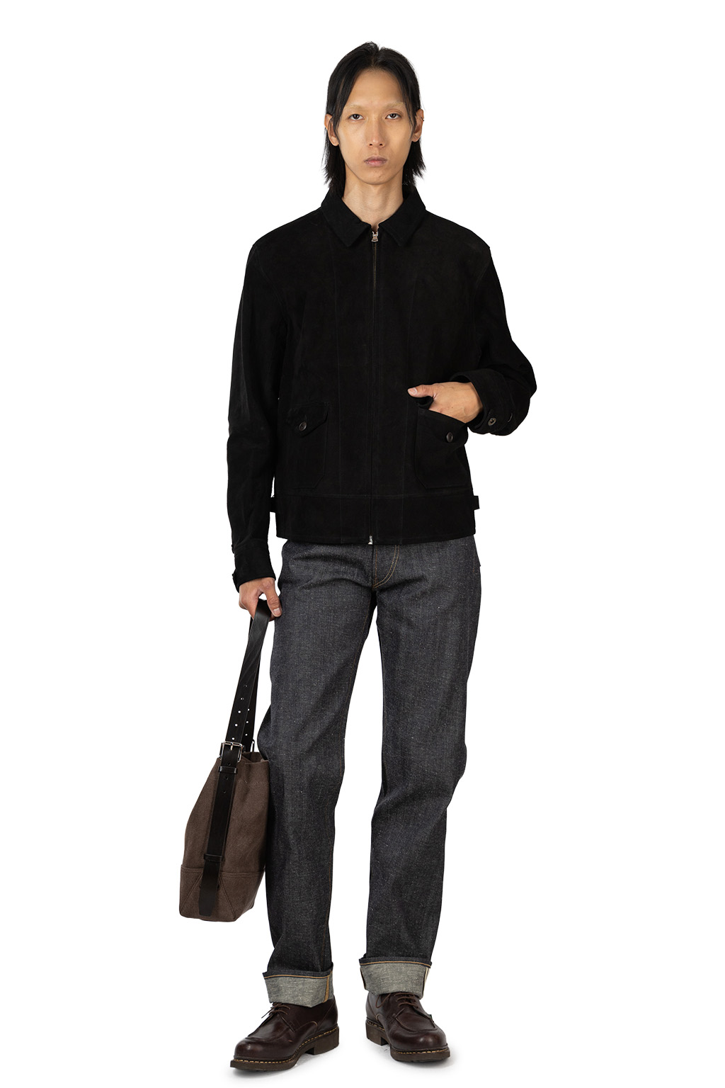 Lemaire - Small Belted Tote Bag - Heavy Eco Cotton Canvas - Dark Chocolate