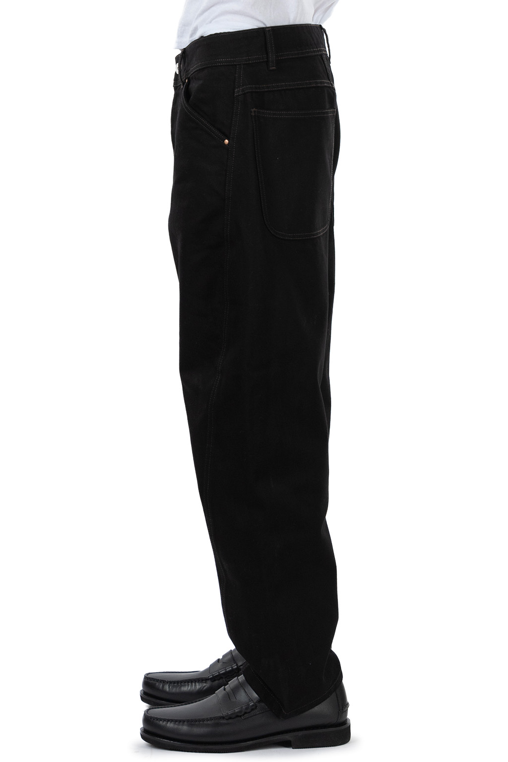 Lemaire - Twisted Workwear Pants - Heavy Black Denim - Black