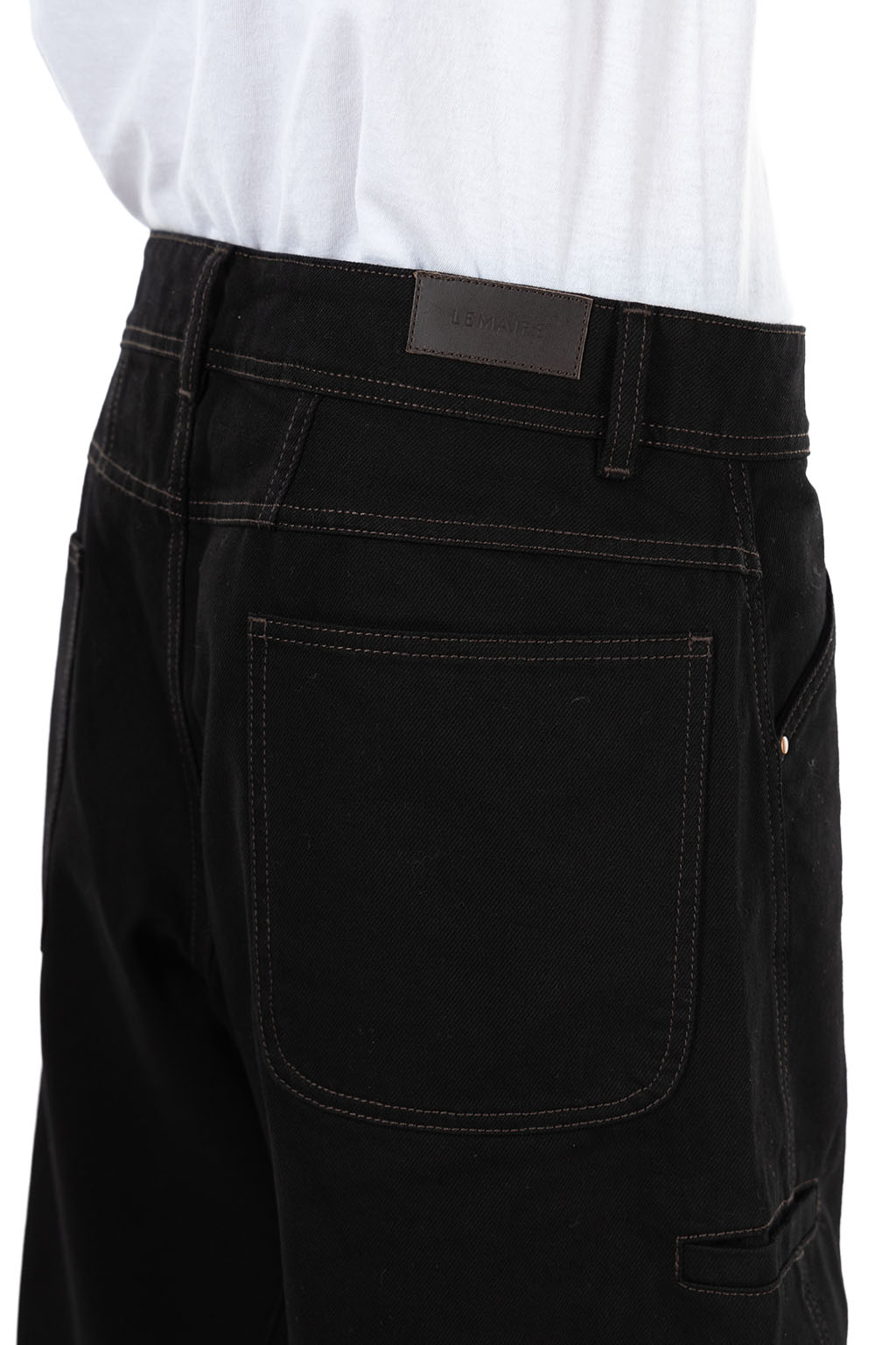 Lemaire - Twisted Workwear Pants - Heavy Black Denim - Black