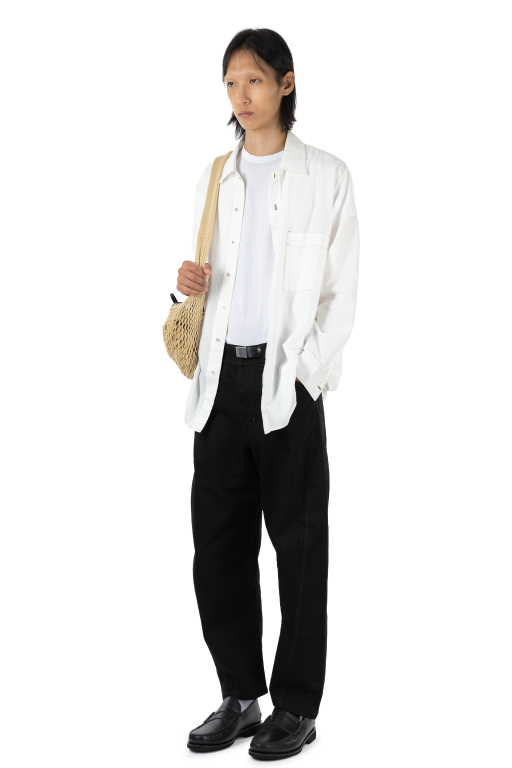 Lemaire - Twisted Workwear Pants - Heavy Black Denim - Black
