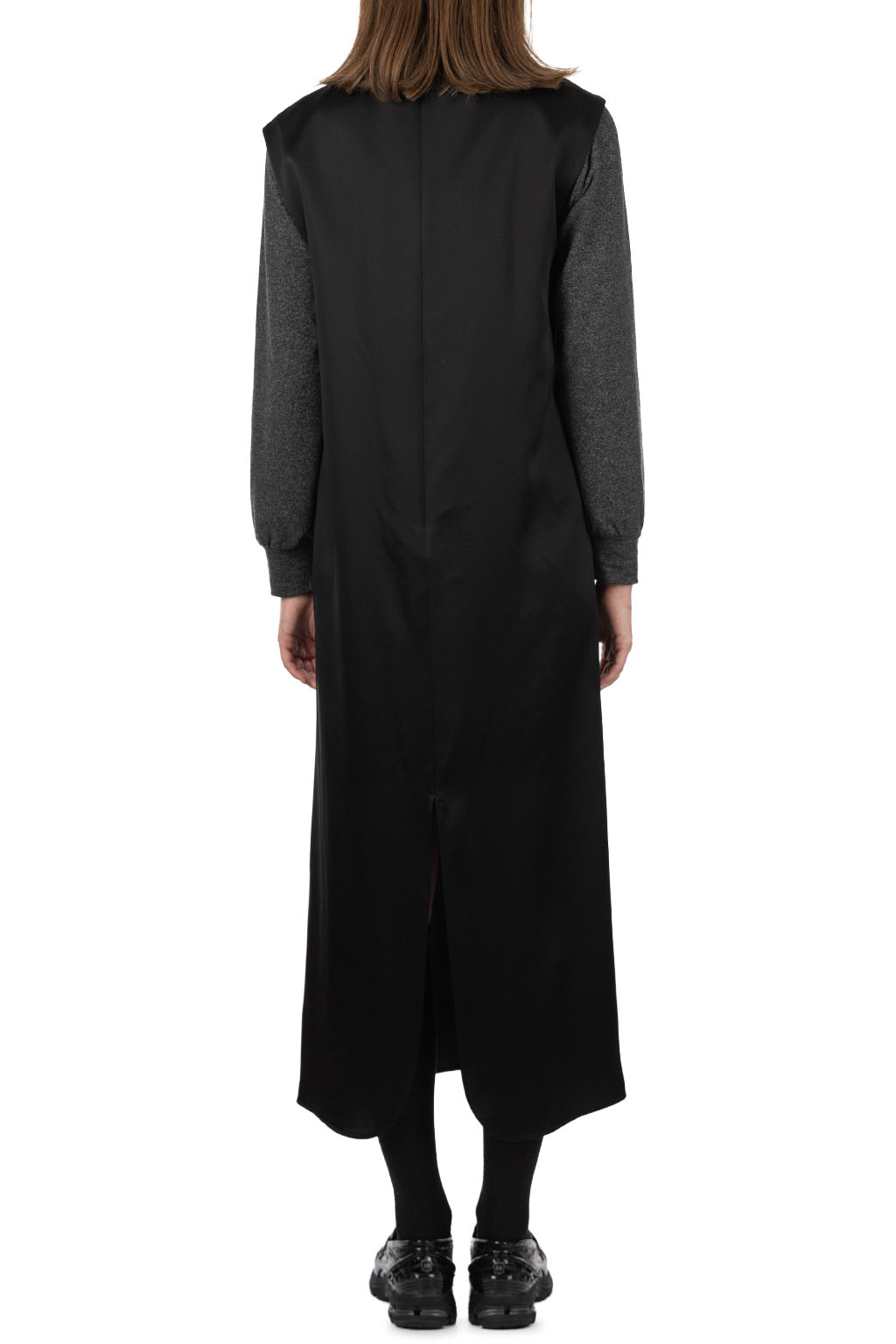 Mame Kurogouchi - Embossed Leather Motif Triacetate Dress - Black