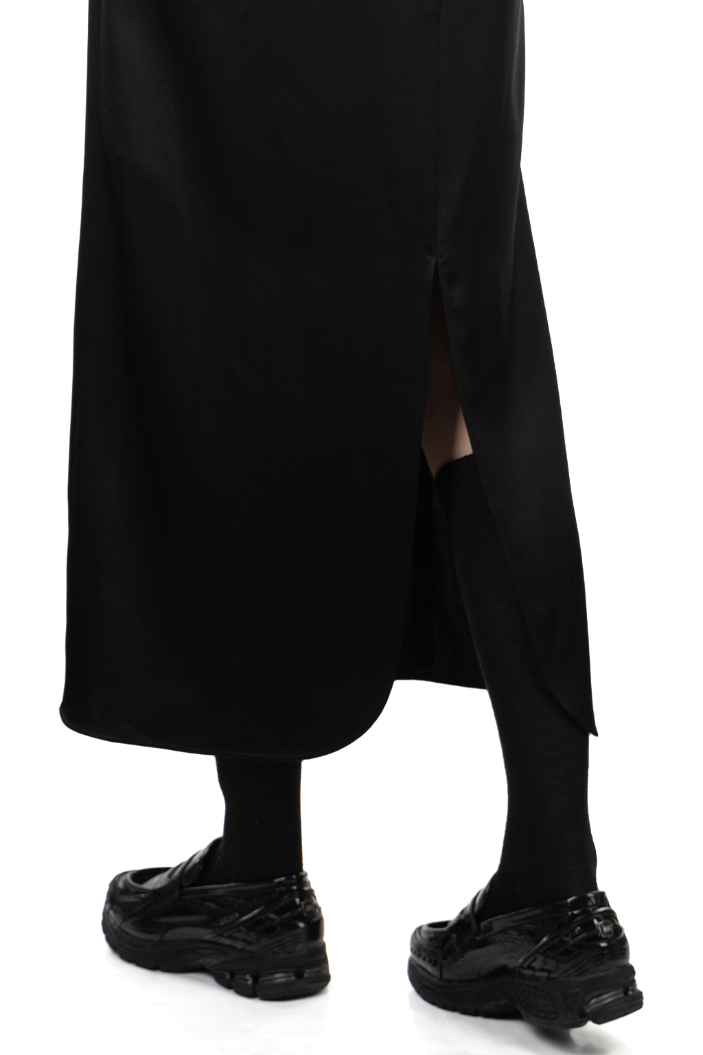 Mame Kurogouchi - Embossed Leather Motif Triacetate Dress - Black