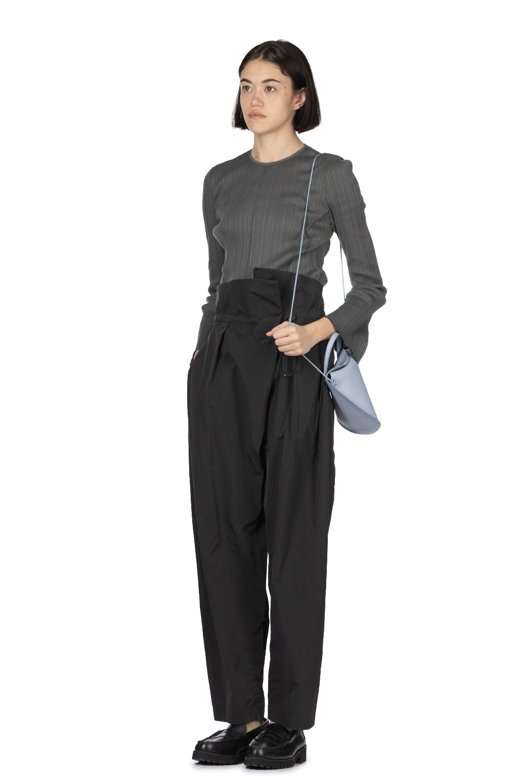 Mame Kurogouchi - Flip Waist Pants - Black