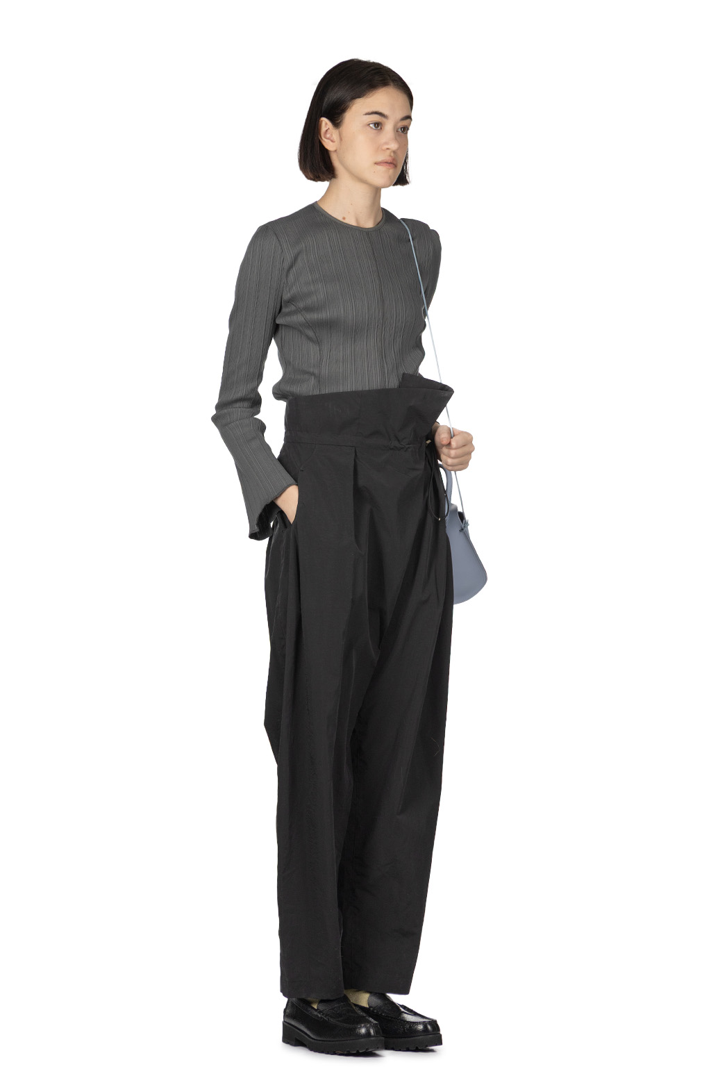 Mame Kurogouchi - Flip Waist Pants - Black