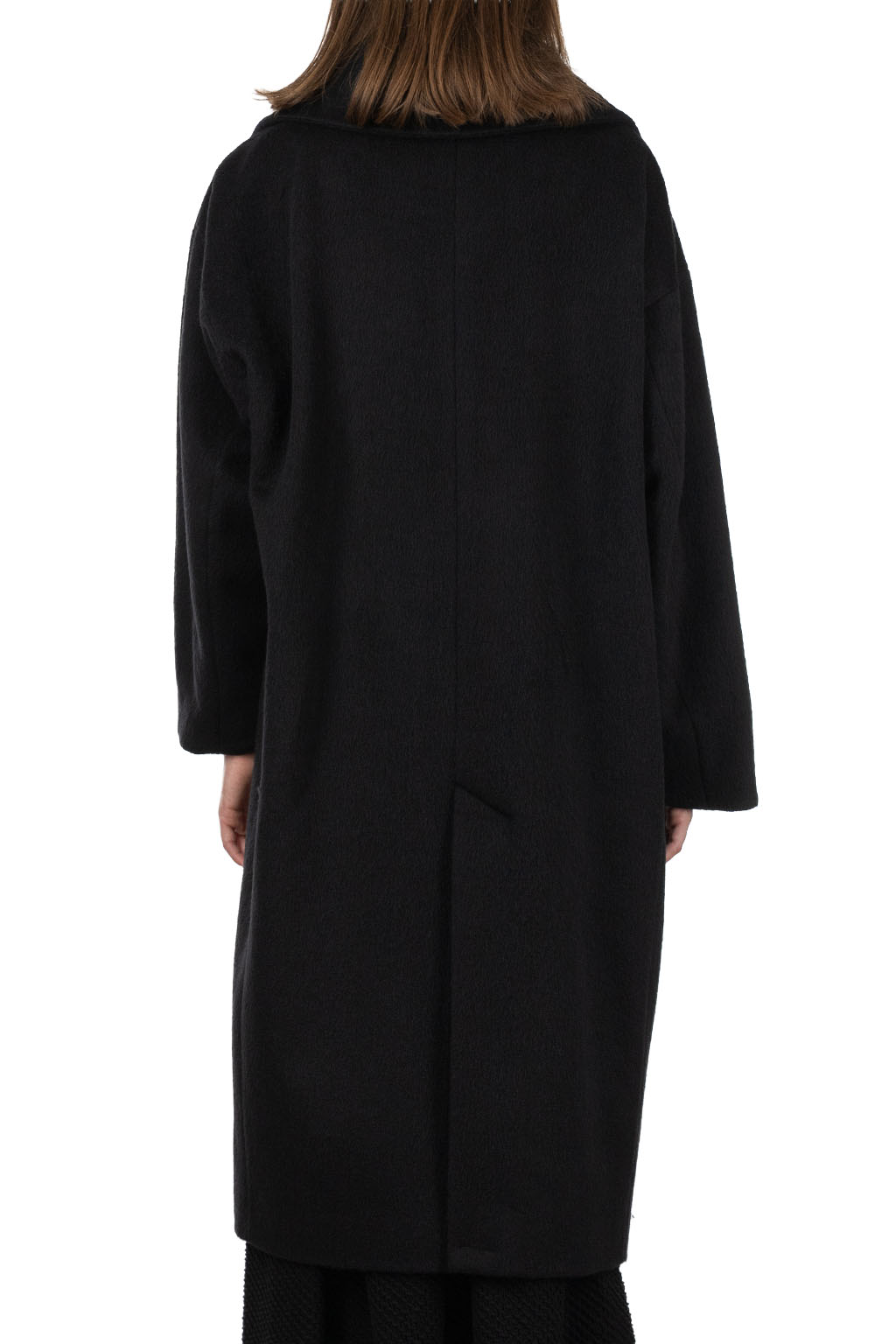 Mame Kurogouchi - Wool Alpaca Long Coat - Black