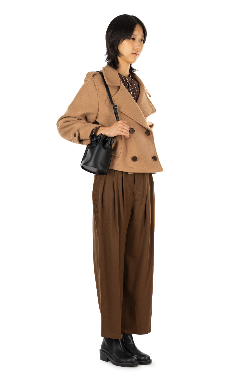 Manon - MELTON SHORT  Pea Jacket