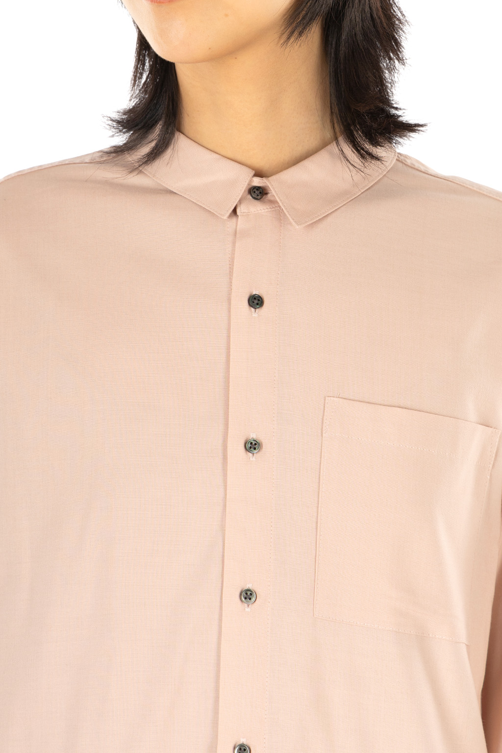 Manon - TROPICAL PLEATS DRESS SHIRT
