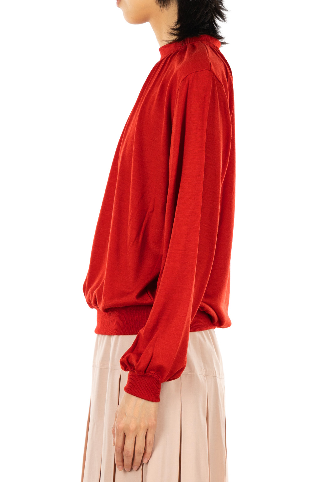 Manon - WOOL GATHER NECK LS TEE