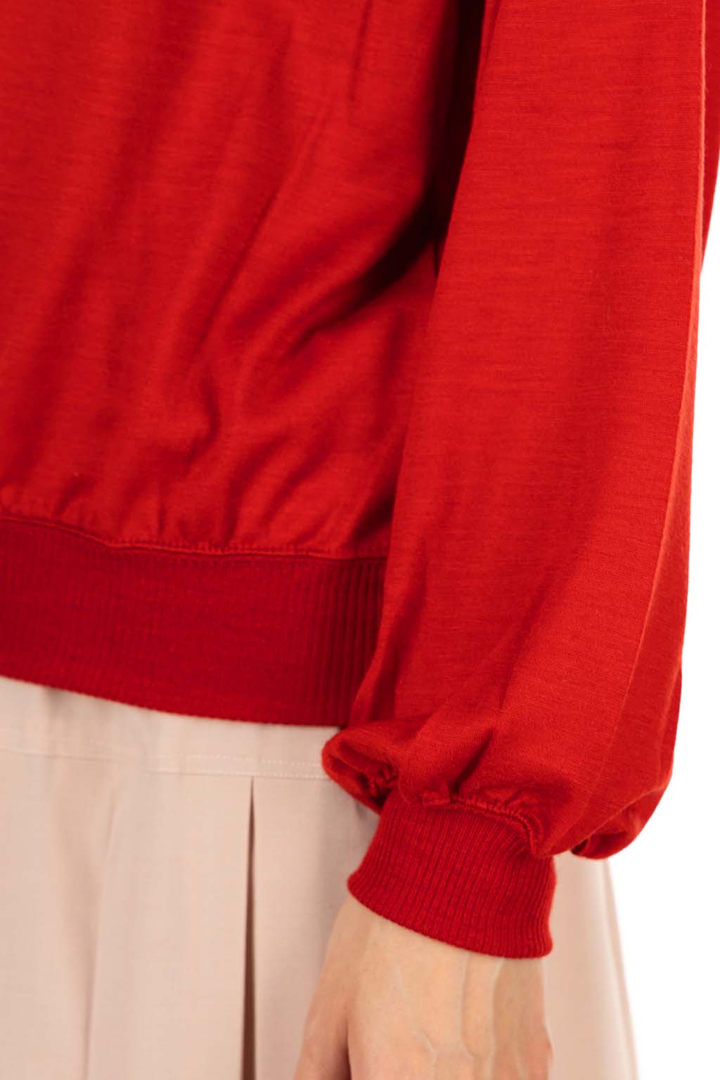 Manon - WOOL GATHER NECK LS TEE