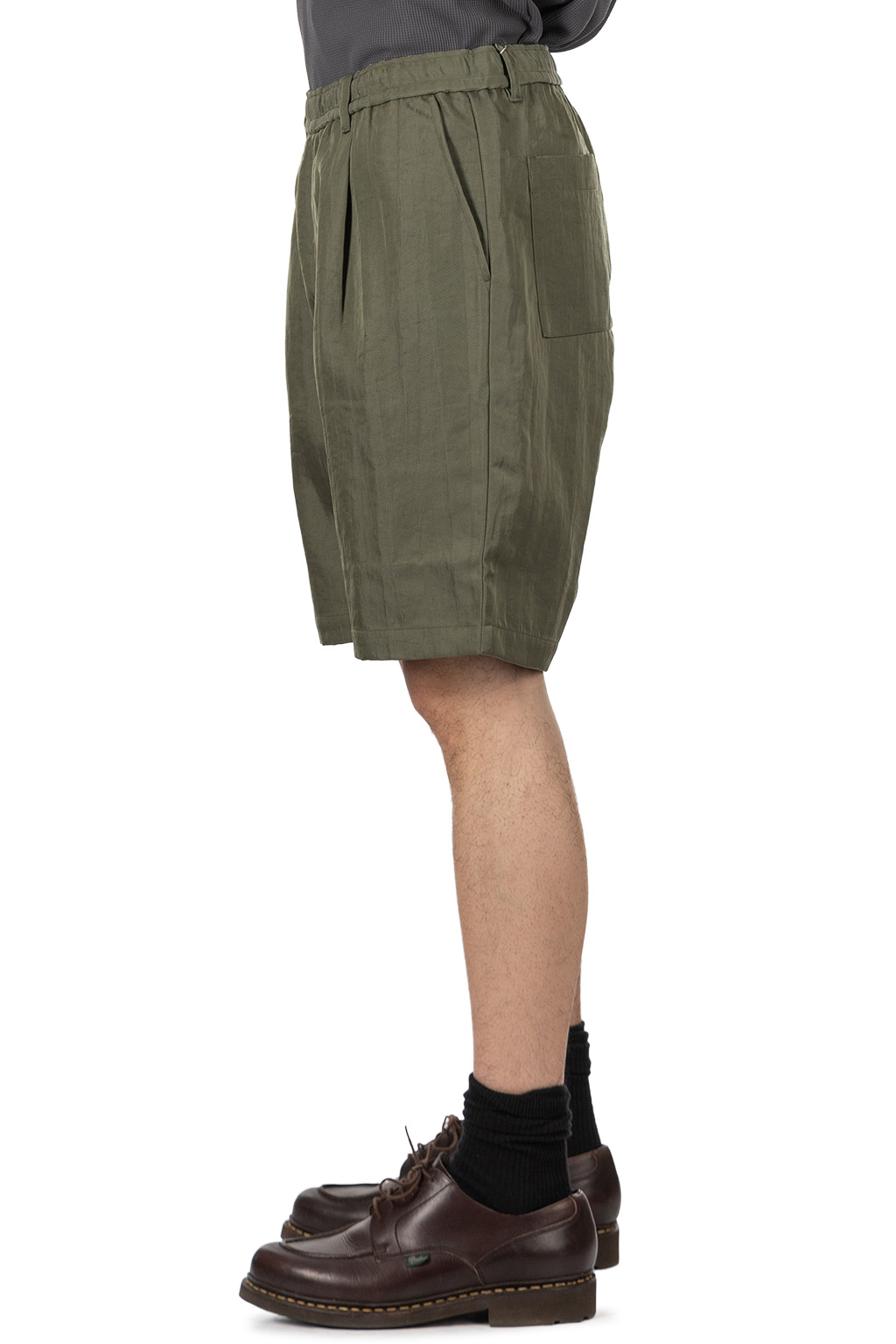 Manual Alphabet - Nylon Twill Shorts - Sage