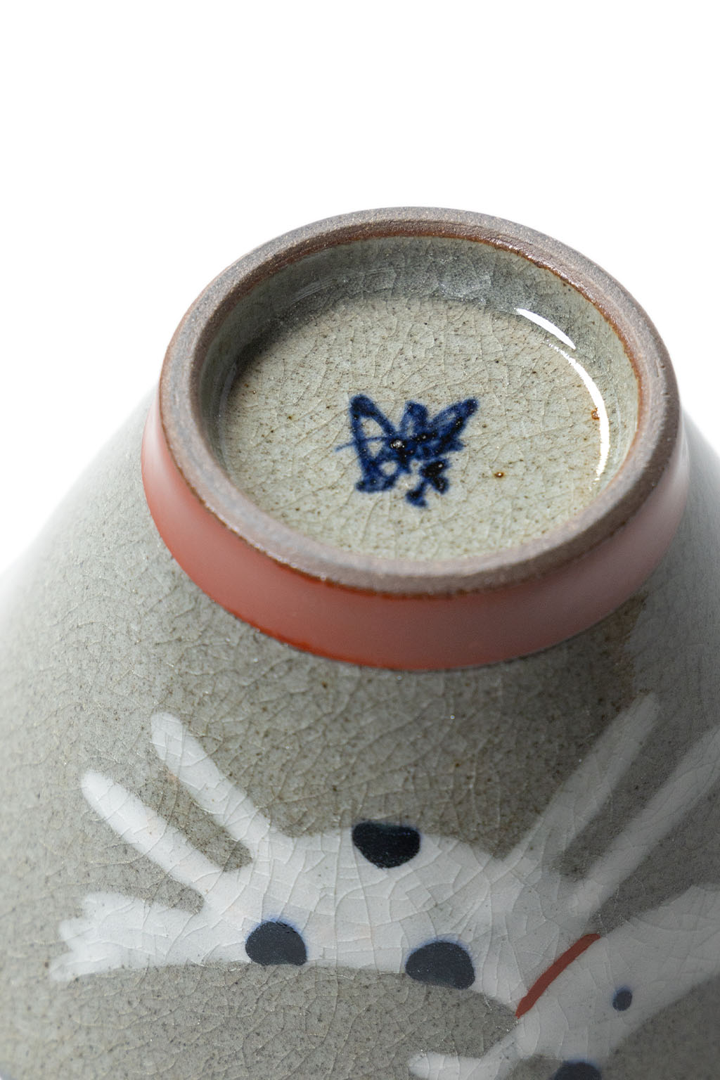 Mino Pottery - Running Dog Bowl