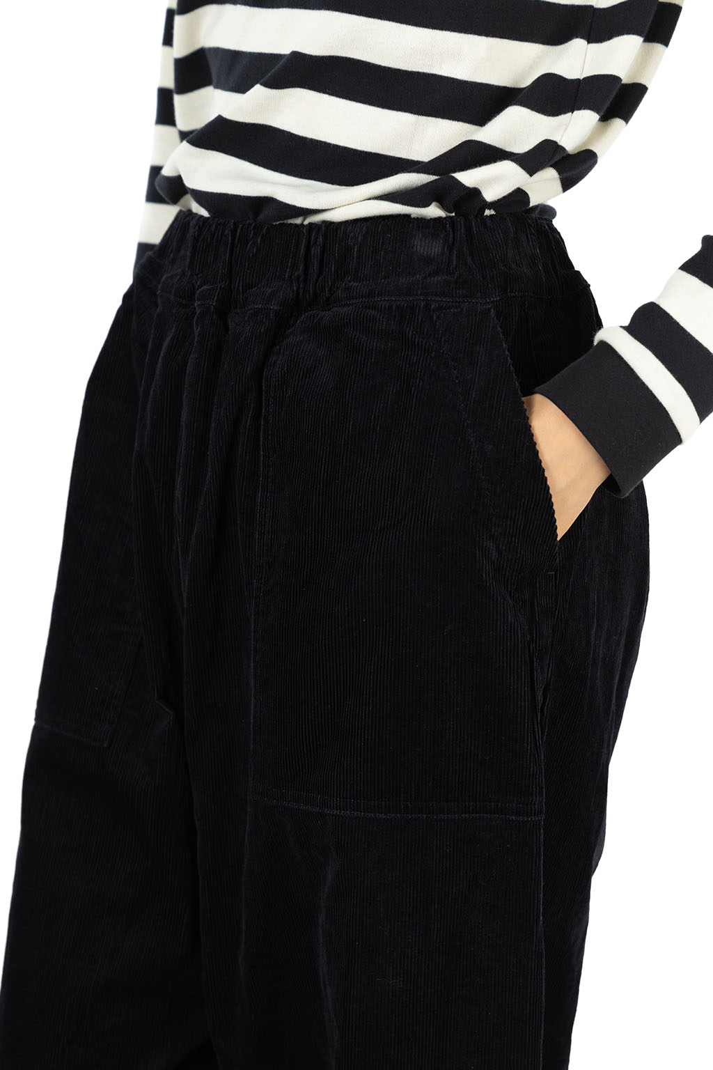 NARU  - 14W Corduroy Craft Pants - Black
