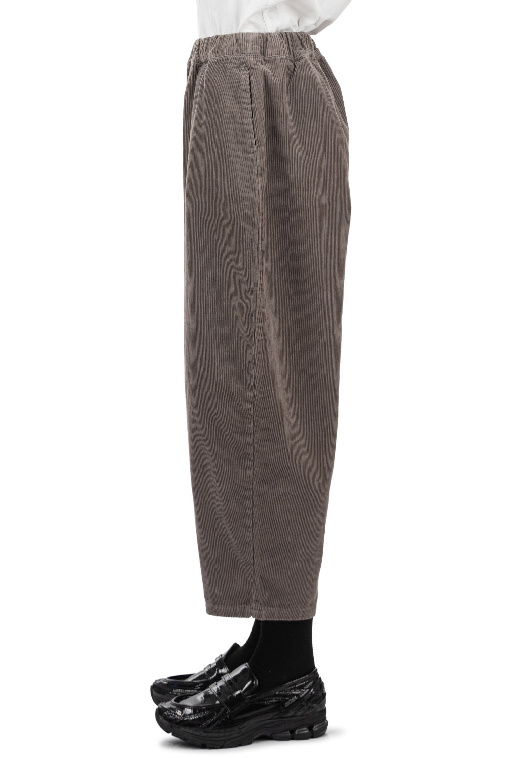 NARU  - Corduroy Egg Pants - Grey