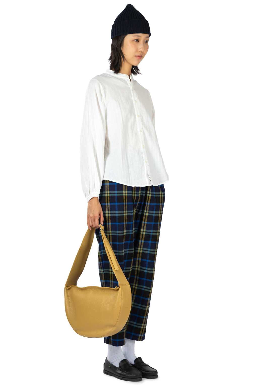 NARU  - Double Gauze Volume Sleeve Shirt - Off White
