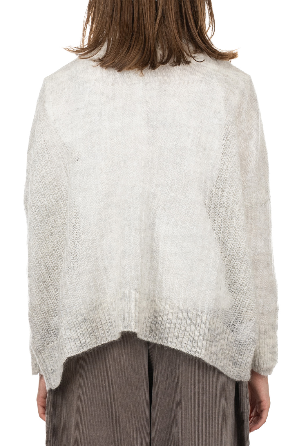NARU  - Fluff Puff Boatneck Knit - Oatmeal
