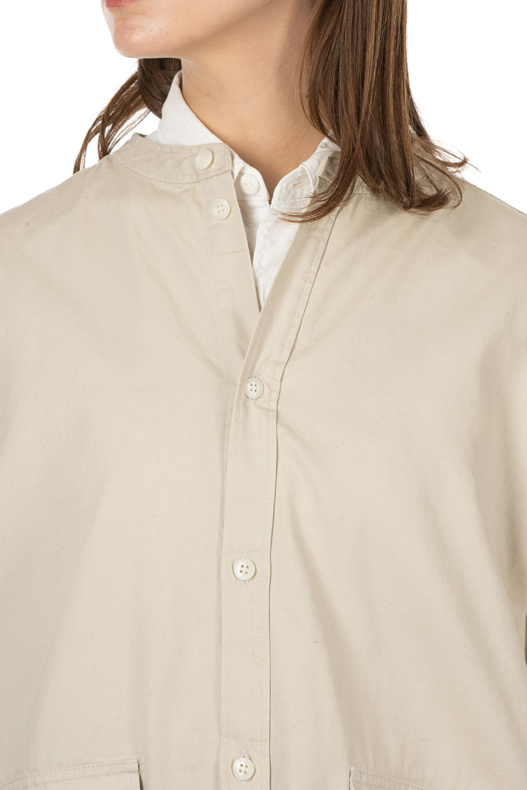 NARU  - Oxford Pocket Dress - Grege