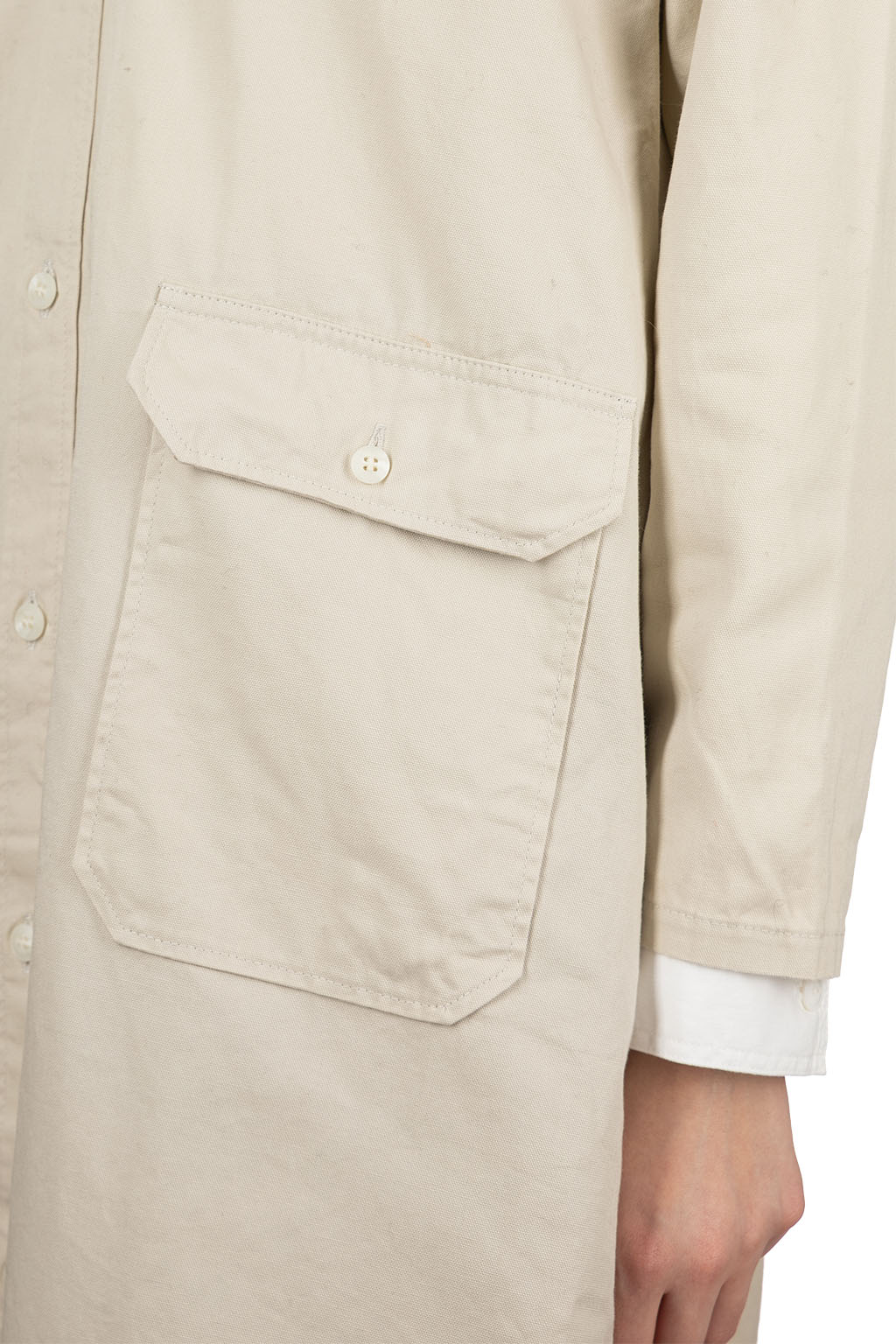 NARU  - Oxford Pocket Dress - Grege