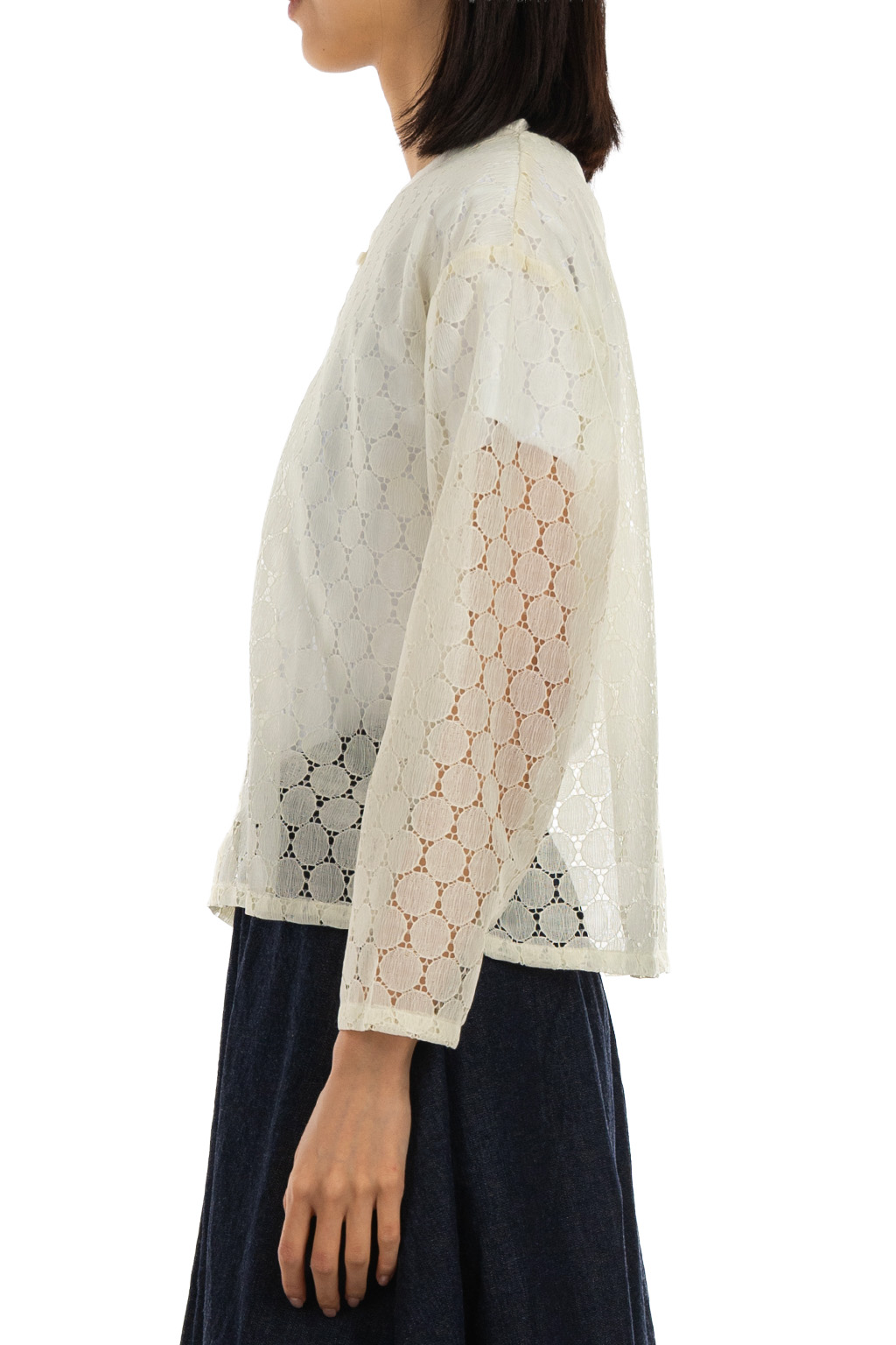 NARU  - Russell Lace Cardigan - Ginkyo Yellow