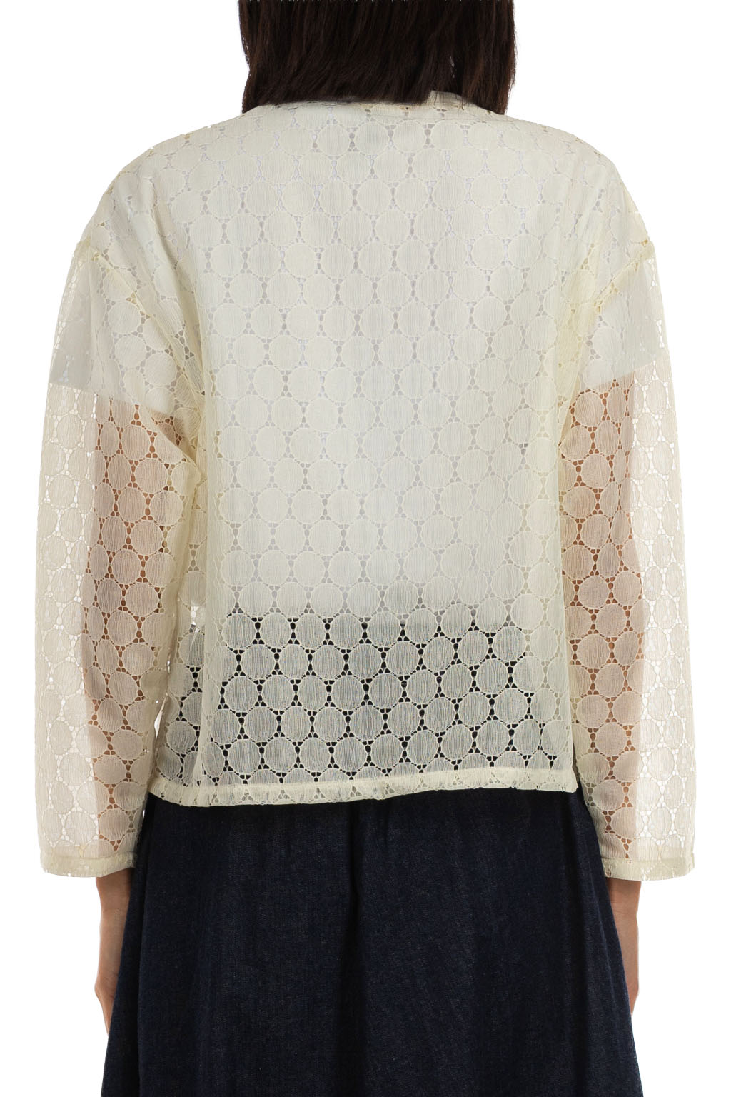 NARU  - Russell Lace Cardigan - Ginkyo Yellow