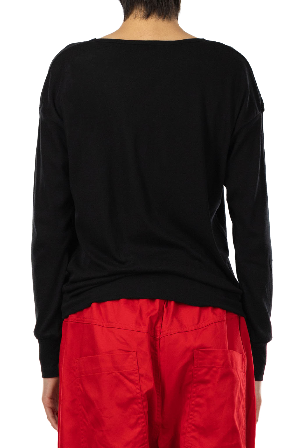 NARU  - Soft Cotton Pullover - Black