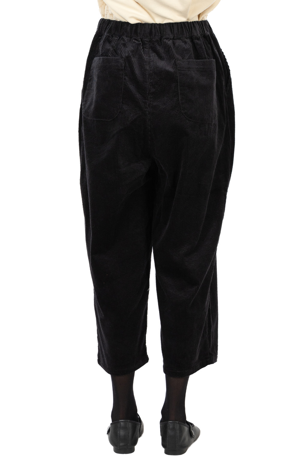 Nachukara - Corduroy Cocoon Pants - Black
