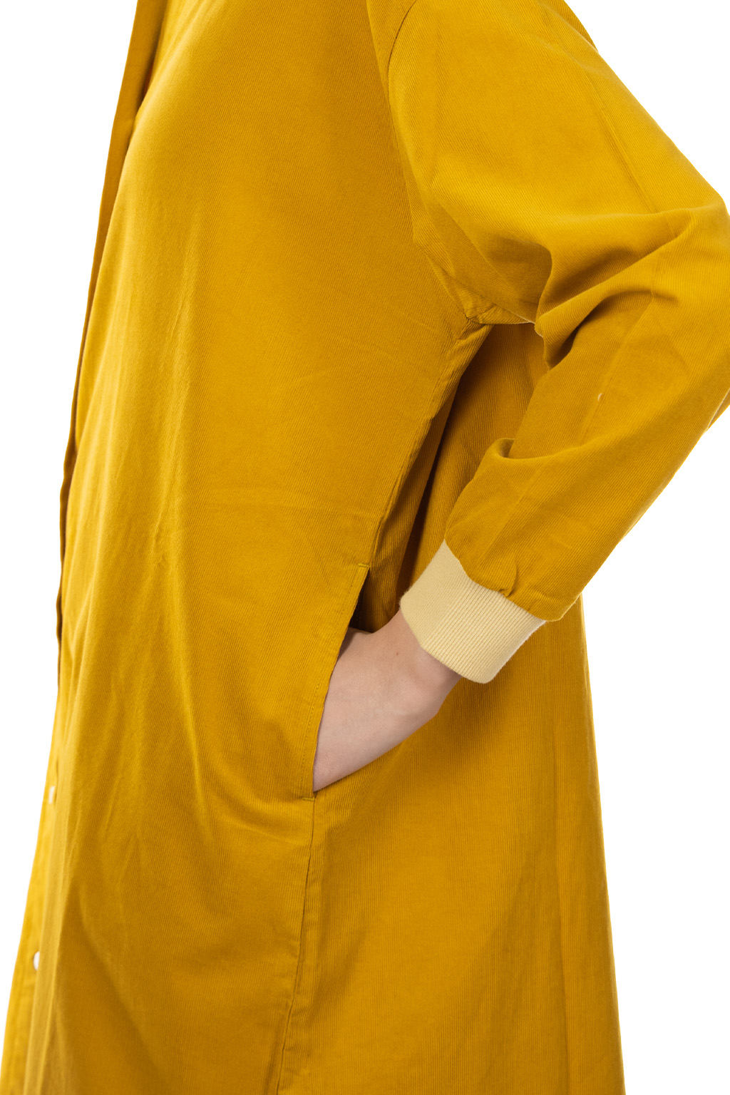 Nachukara - Corduroy Dress - Mustard