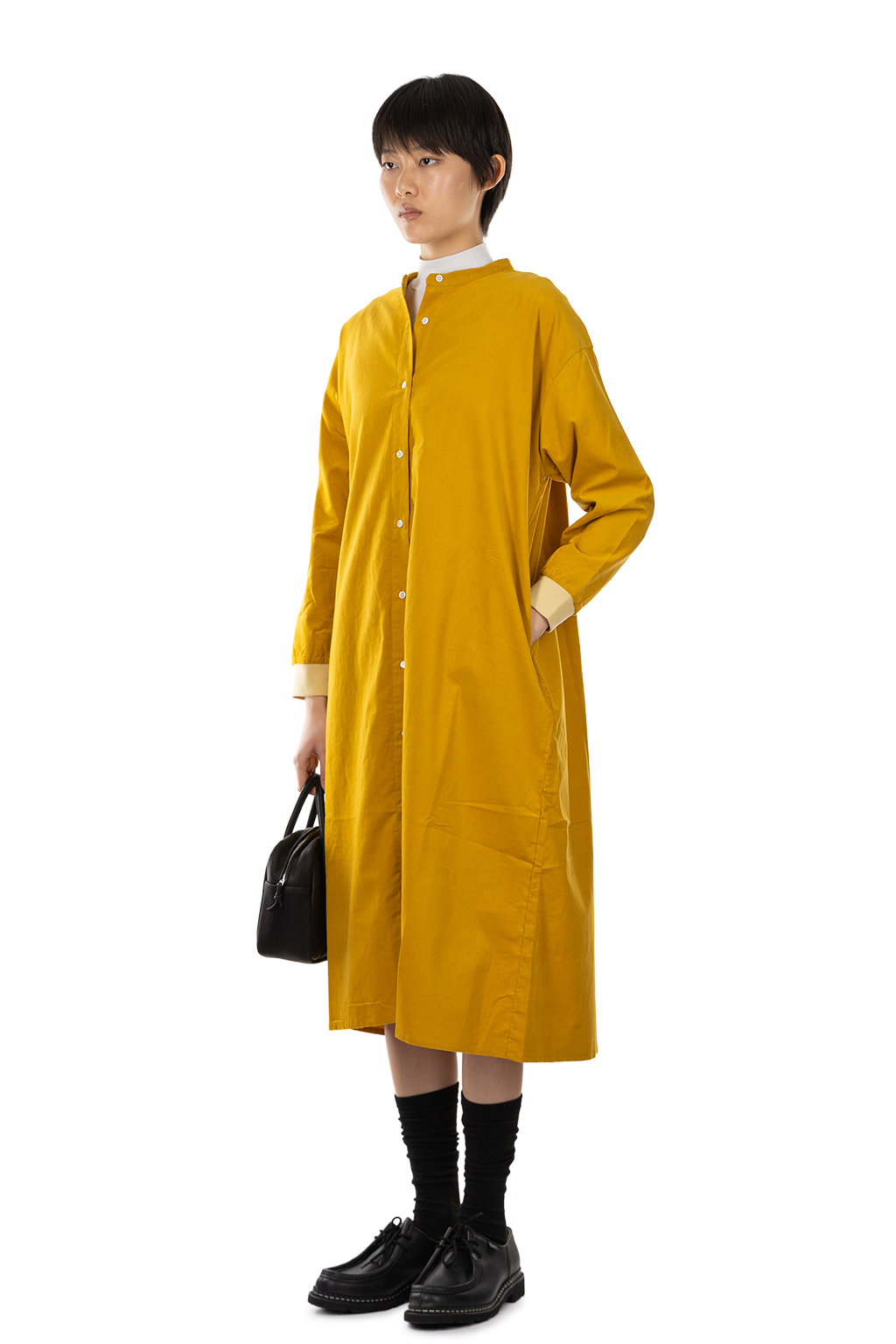 Nachukara - Corduroy Dress - Mustard