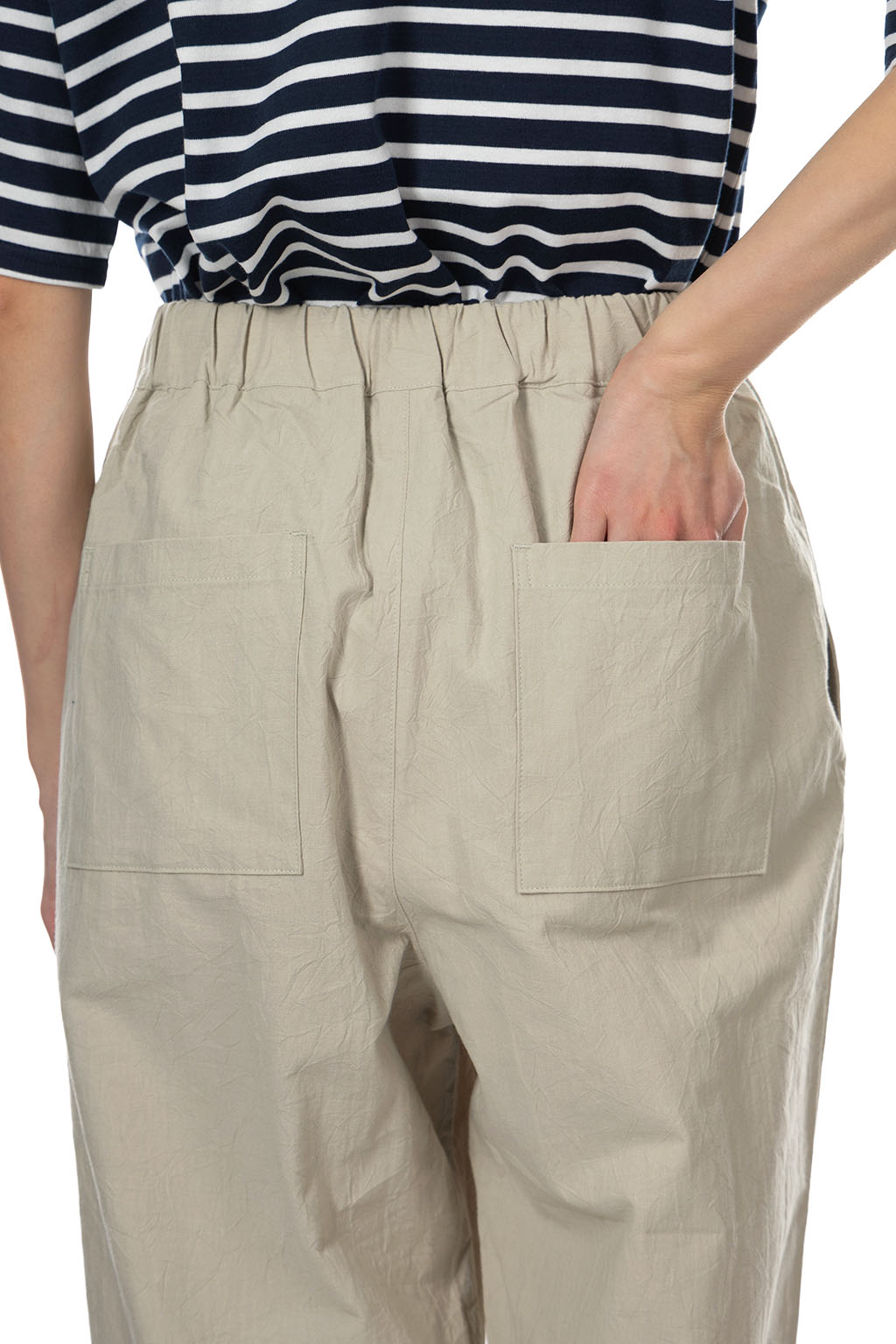 Nachukara - Cotton Daily Pants - Light Grey