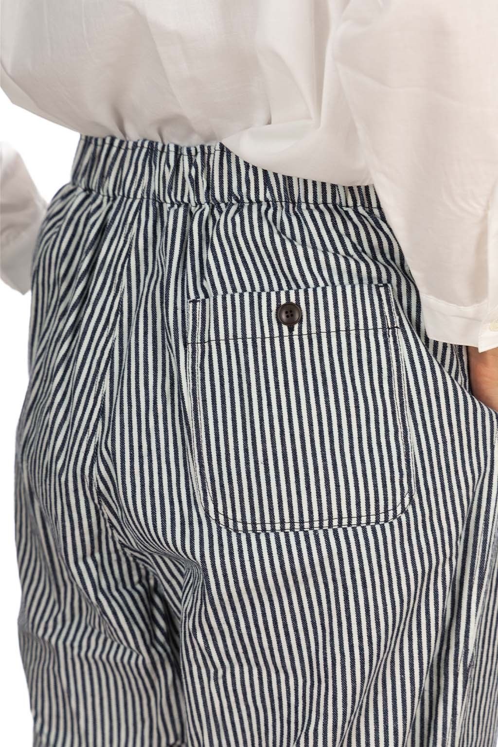 Nachukara - Denim Garment-Washed Tapered Pants